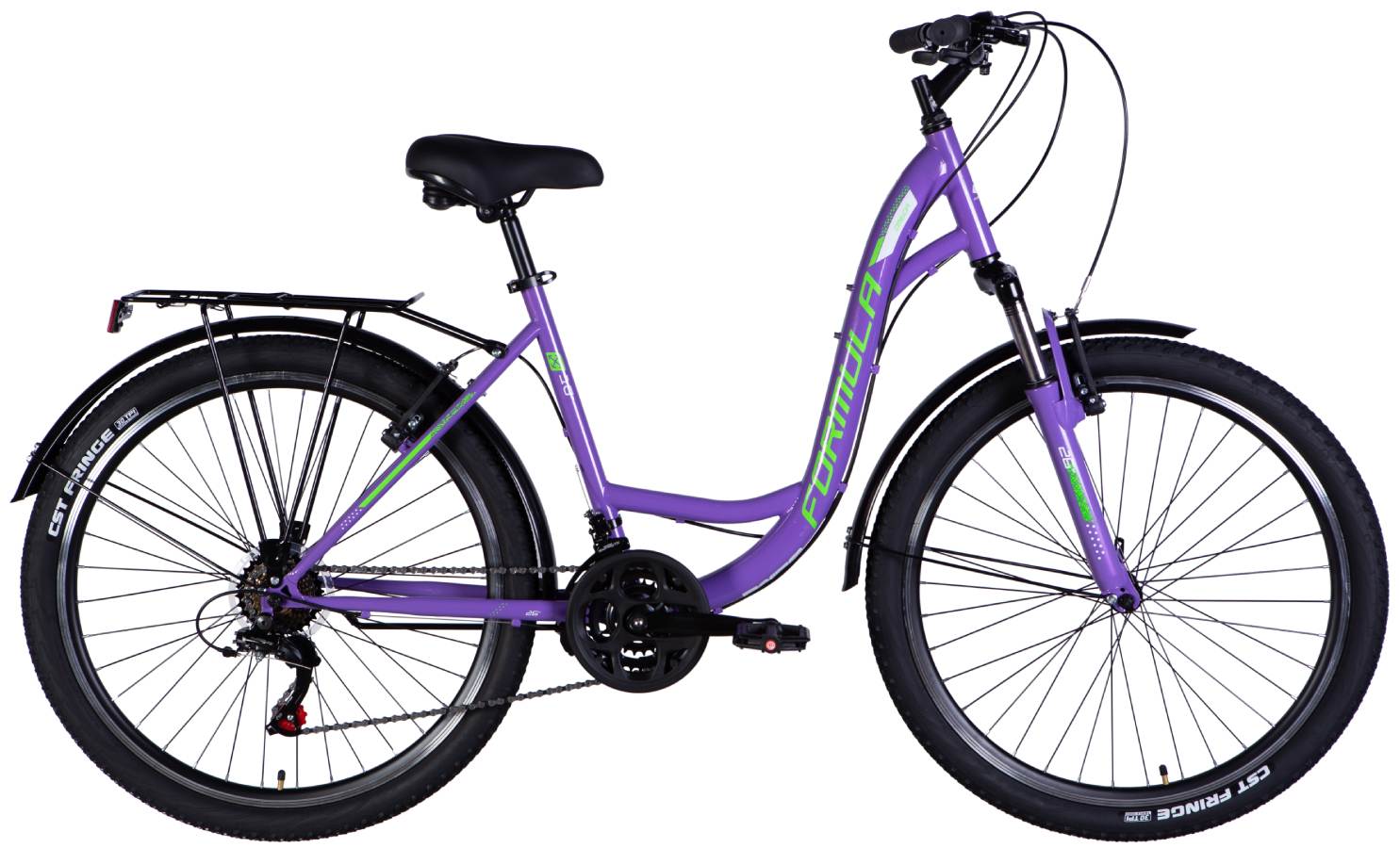 Велосипед Formula OMEGA Vbr FR 26", размер M, рама-18", 2025, фиолетовый 